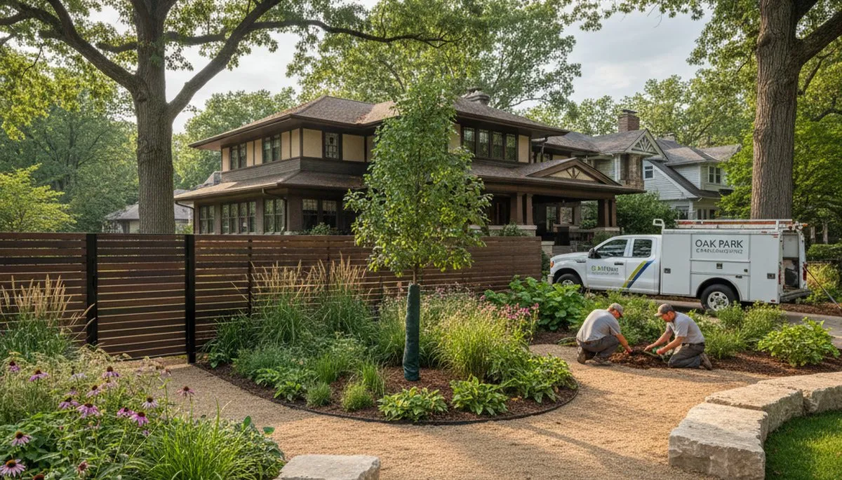 Chicago, IL landscaping service for residential and commercial outdoor maintenance