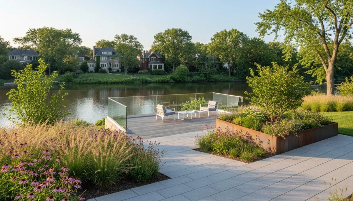 Chicago, IL landscaping services for residential and commercial outdoor maintenance and design