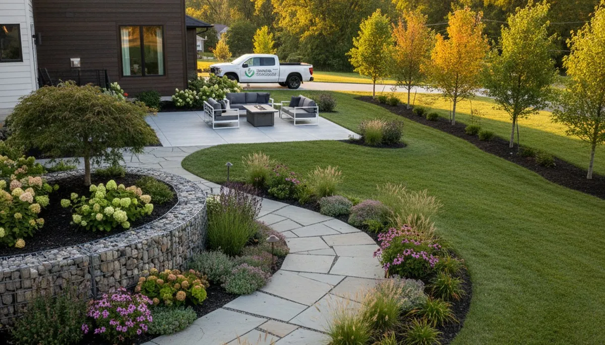Landscape team servicing Chicago, IL with professional landscaping for residential and commercial properties